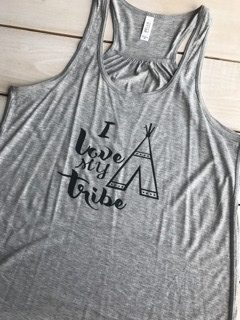 Ladies Tank Top - I Love My Tribe
