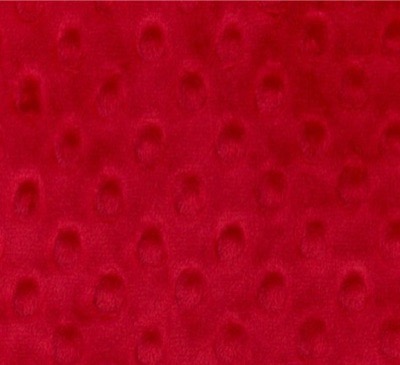 Minky Dimple Dot- Red