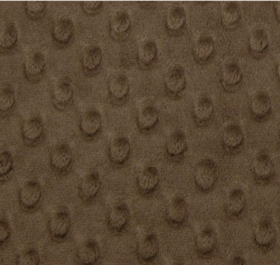 Minky Dimple Dot- Brown