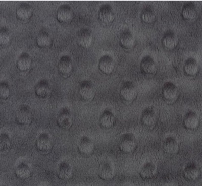 Minky Dimple Dot- Charcoal