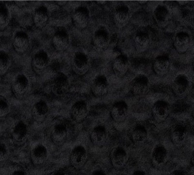 Minky Dimple Dot- Black