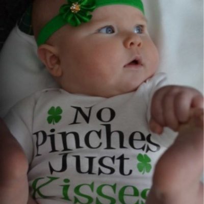 St. Patricks Day- No Pinches Just Kisses