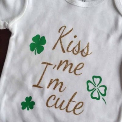 St. Patricks Day- Kiss Me I'm Cute