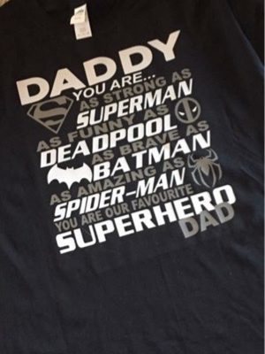 Mens T-shirt - Superhero Dad