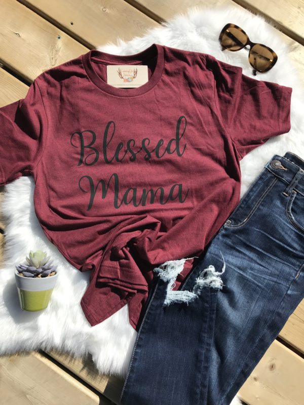 Ladies T-shirt - Blessed Mama