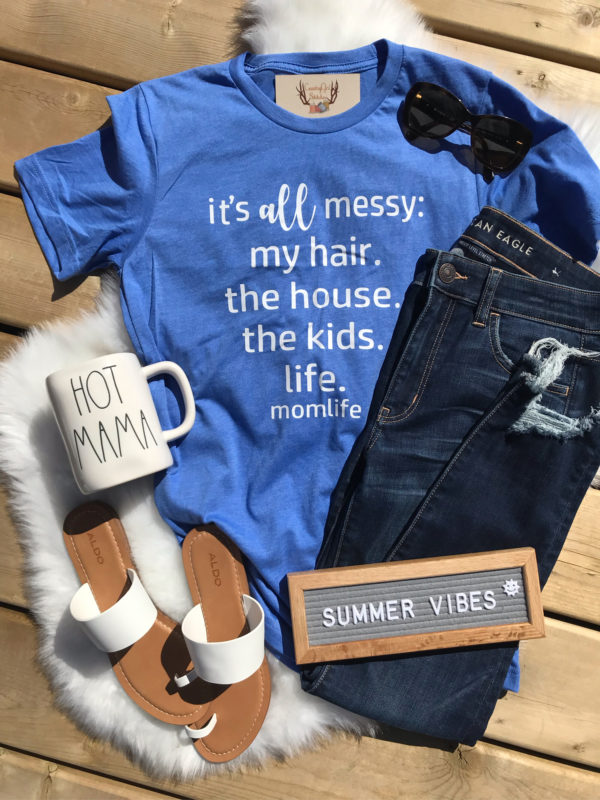 Ladies T-shirt - Its all messy