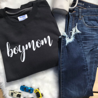 Ladies Crew Neck Sweatshirt - boymom
