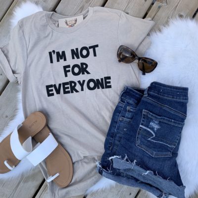 Ladies T-shirt - Not For Everyone