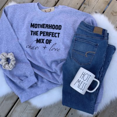 Ladies Crew Neck Sweatshirt - The Perfect Mix