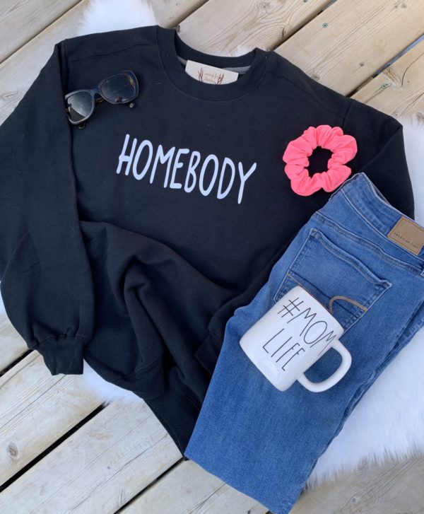 Ladies Crew Neck Sweatshirt - HOMEBODY
