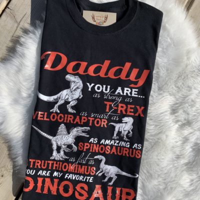 Mens T-shirt - Favorite Dinosaur