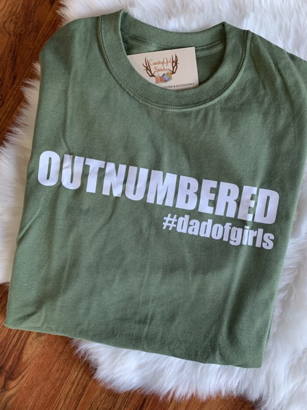 Mens T-shirt - #dadofgirls