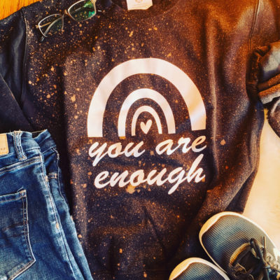 Ladies Crew Neck Sweatshirt - you are enough