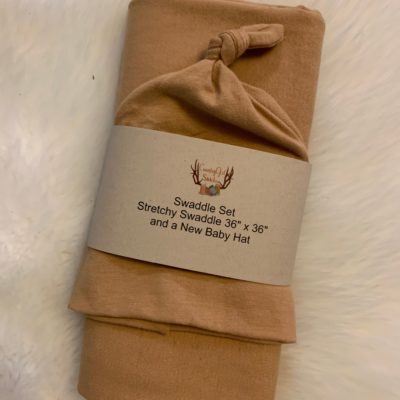 Swaddle Set - Camel