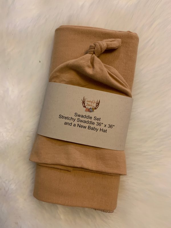 Swaddle Set - Camel