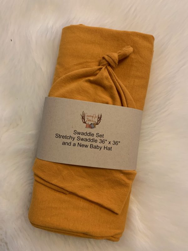 Swaddle Set - Mustard