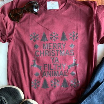 Ladies T-shirt - Ya Filthy Animal