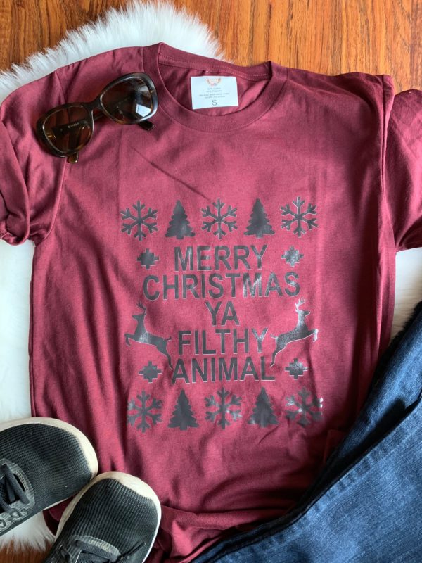 Ladies T-shirt - Ya Filthy Animal