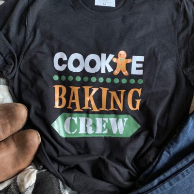 Ladies T-shirt - Cookie Baking CREW