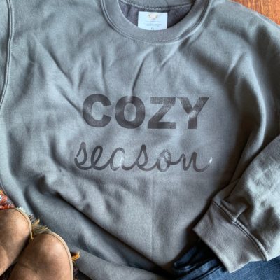 Ladies Crew Neck Sweatshirt - COZY season