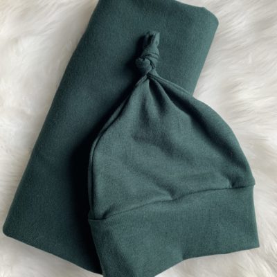 Swaddle Set - Forest Green