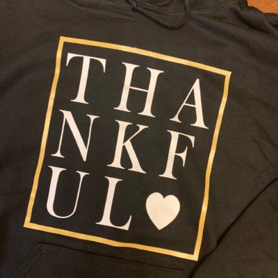 Ladies Crew Neck Sweatshirt - THANKFUL