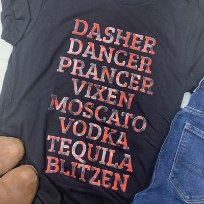 Ladies T-shirt -Twisted Reindeer