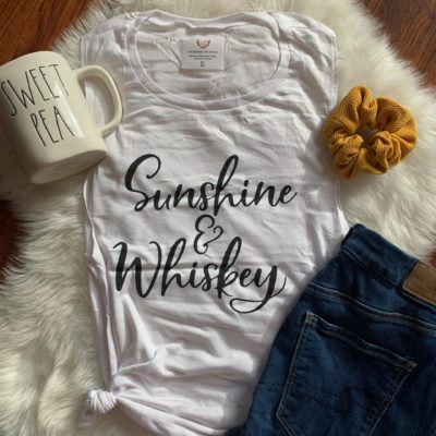 Ladies Tank Top - Sunshine & Whiskey