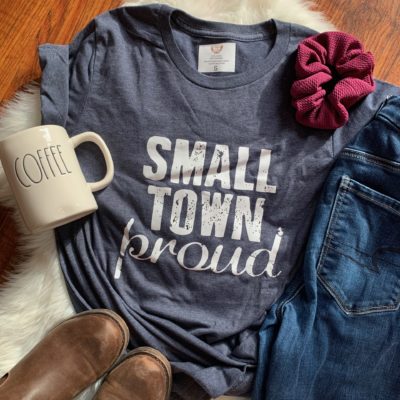 Ladies T-shirt - Small Town Proud