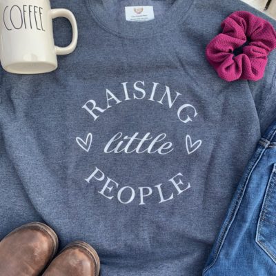 Ladies Crew Neck Sweatshirt - Raising Little People