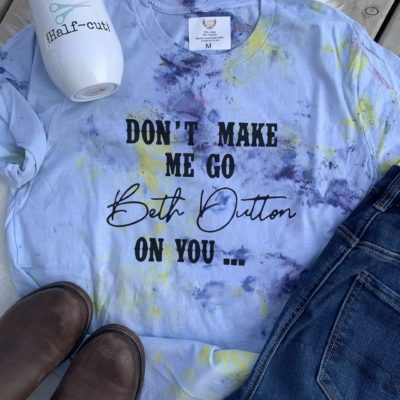 Ladies T-shirt- Tie Dye Beth Dutton