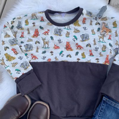 Long Sleeve Shirt - Forest with Charcoal