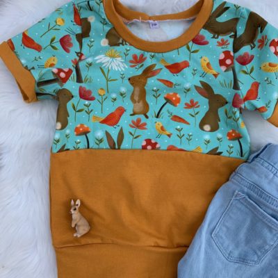 T-Shirt - Bunny with Mustard