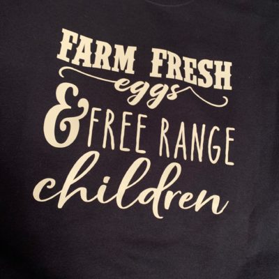 Ladies Crew Neck Sweatshirt - Farm Fresh Eggs