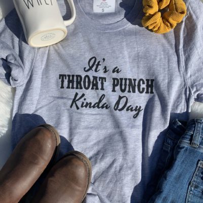 Ladies T-shirt - Throat Punch