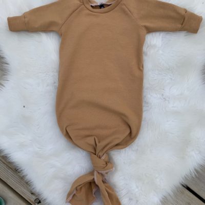 Baby Gown - Camel