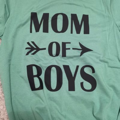 Ladies T-shirt - MOM of BOYS