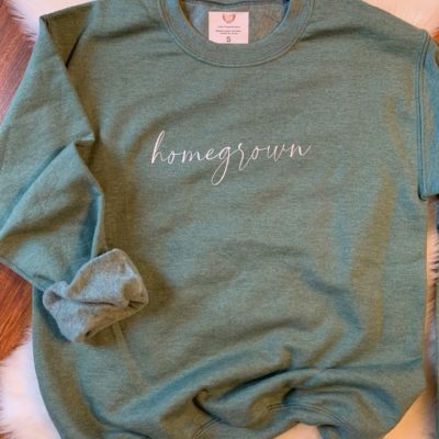Ladies Crew Neck Sweatshirt - homegrown