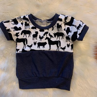 T-Shirt - Dark Denim Farm