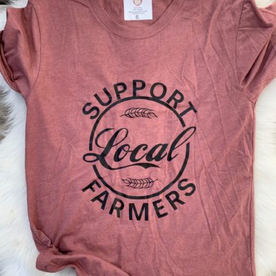 Ladies T-shirt - support local farmers