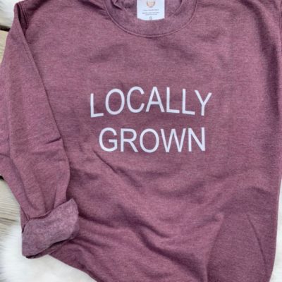 Ladies Crew Neck Sweatshirt - Locally Grown