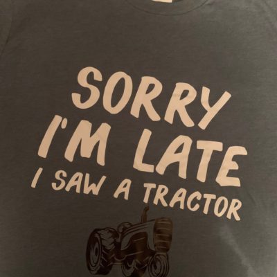 Mens T-shirt - Sorry Im Late