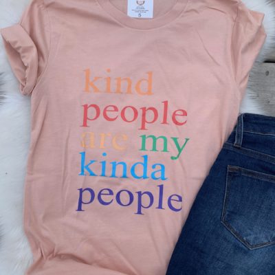 Ladies T-shirt - kind people are my kinda people