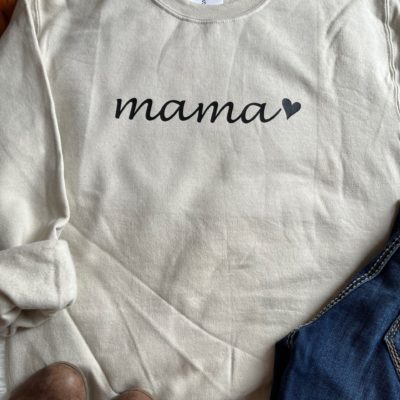 Ladies Crew Neck Sweatshirt - mama