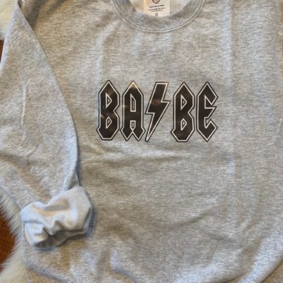 Ladies Crew Neck Sweatshirt - BABE