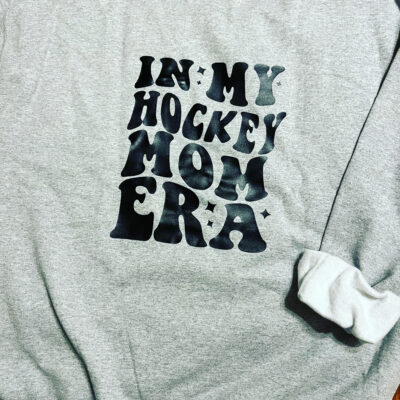 Ladies Crew Neck Sweatshirt - Hockey Mom Era