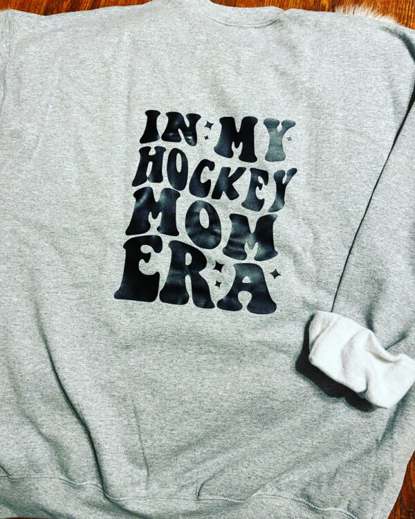 Ladies Crew Neck Sweatshirt - Hockey Mom Era