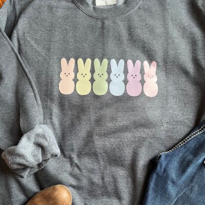 Ladies Crew Neck Sweatshirt - Peeps