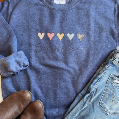 Ladies Crew Neck Sweatshirt - teacher