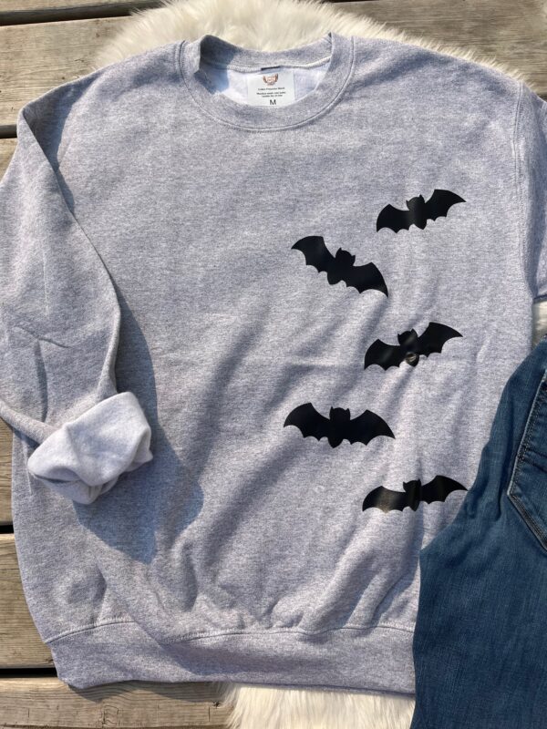 Ladies Crew Neck Sweatshirt - Bats